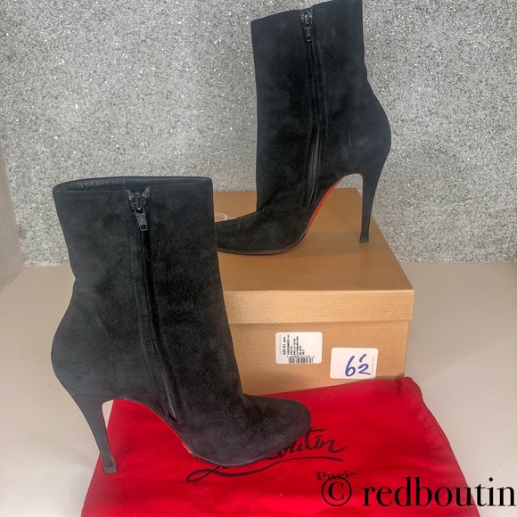 ♥️Sold ARIELLA TALON 120MM SUEDE BOOTS - Picture 4 of 8